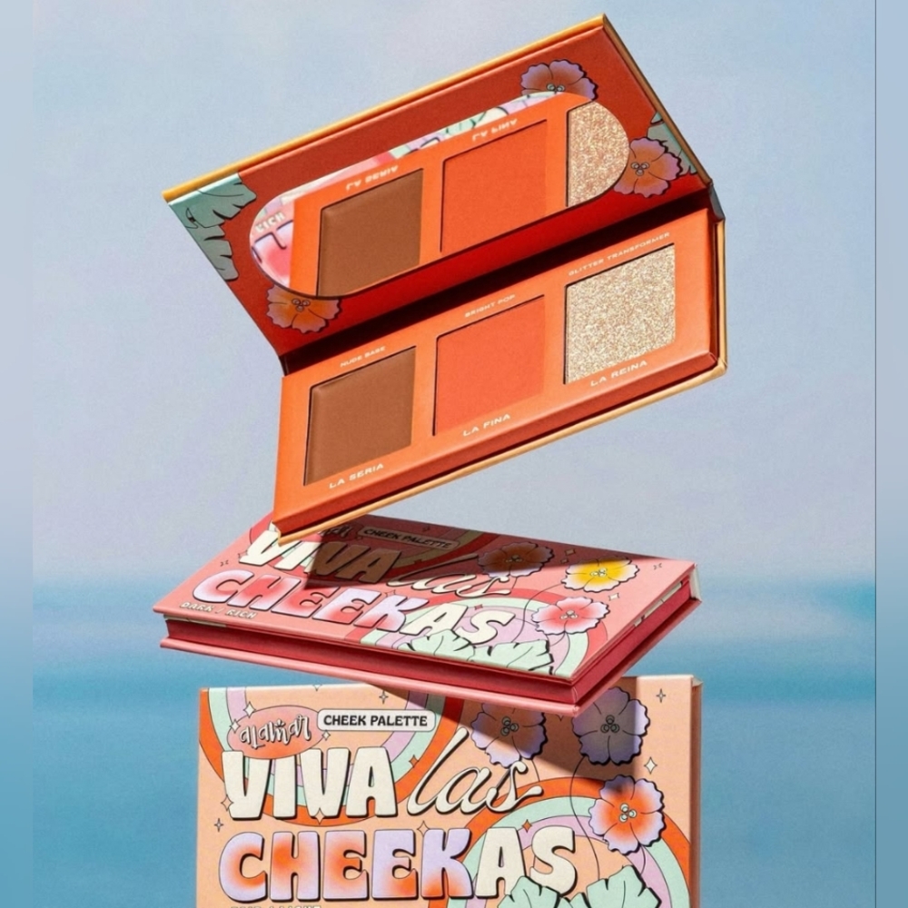 Viva La Cheekas Cheek Palette Color Medium/Tan